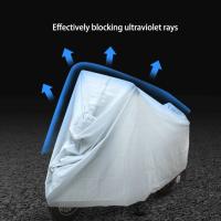 Cubierta Protectora Para Motocicleta Impermeable Y Anti-Polvo Al Aire Libre Y Interior Protección Contra La Radiación UV Y El Sol Para Bicicletas Y Scooters - details 10