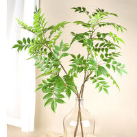 Planta Artificial De Bambú Y Hojas De Nandina Verde Falso Para Decoración De Jardín Interior Y Exterior Tamaño Grande 76-140cm - details 14