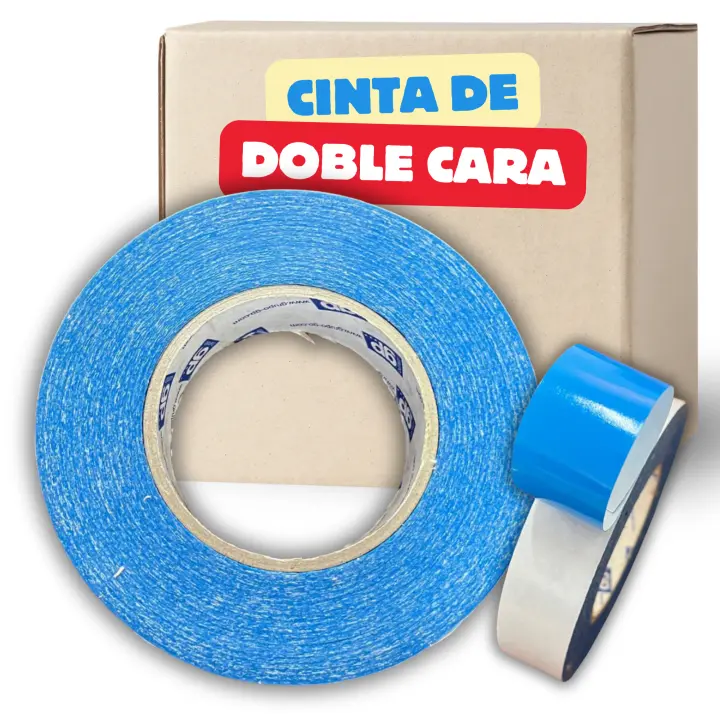 ALFOMBRAS IBERIA Cinta Doble Cara Adhesiva Fuerte para Moquetas Feriales - Cinta Ferial Resistente - Fijación Segura para Eventos y Exposiciones - 1