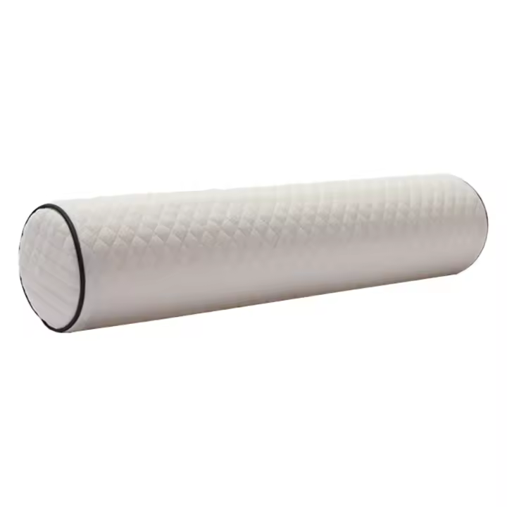 Cómoda almohada Redonda Premium con forma de Rollo para el cuello hecho de Copos de espuma viscoelástica - 1