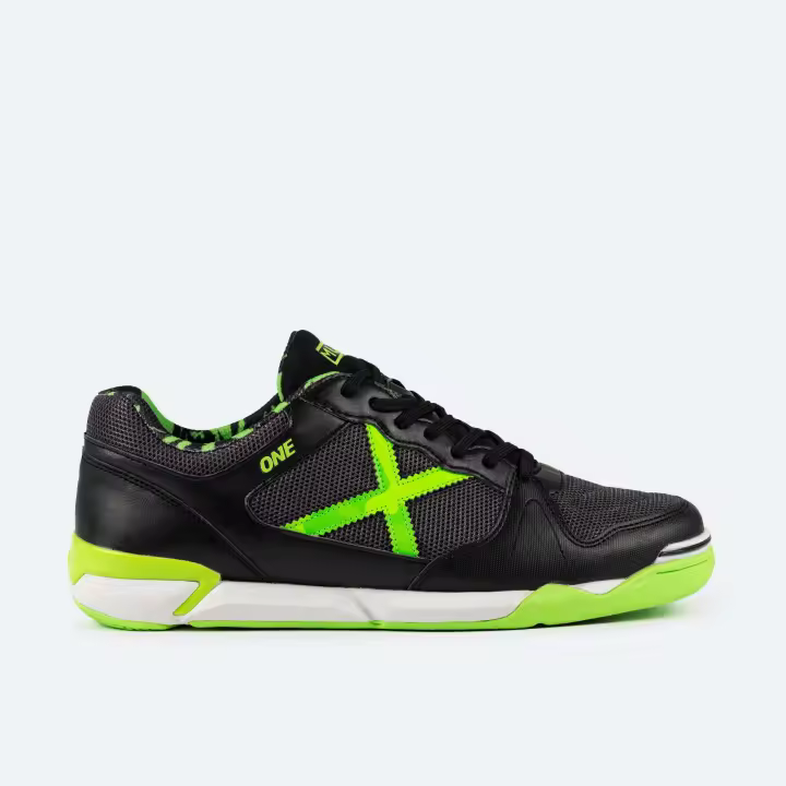 Munich One 72 Zapatilla Hombre Fútbol Sala negro/verde - 1