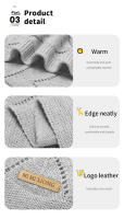 Mantas de Algodón tejadas para Bebe, cochecito para recién nasido, envoltura para envolver, Fashion a Cuadros sólidos, ropa de Cama para Niño y Niña, colcha calada de - details 7