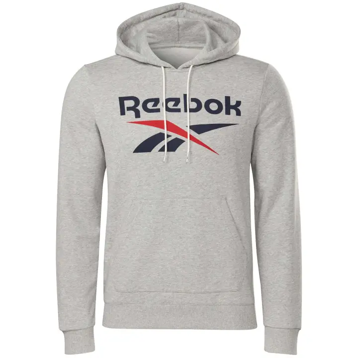 Sudadera Reebok Ri Ft Oth Bl Gris Hoodie  Gi8659 - 1