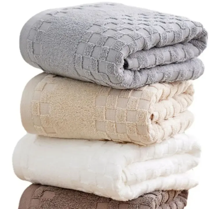 Toallas De Baño Y Rostro De Algodón Egipto 100% De Alta Calidad Super Absorbentes Y Suaves Toallas Para Viaje Y Deportes - 1