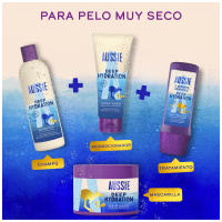 Aussie Hidratación Profunda, Mascarilla Capilar, Tratamiento Vegano Para El Cabello, Para Cabello Muy Seco, Grueso Y Rizado, Con Aceite De Aguacate, Aceite De Jojoba Y Aceite De Nuez De Macadamia 6 unidades de 450ml - details 0