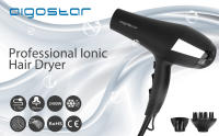 AIGOSTAR Secador de Pelo Profesional Iónico, 2 Velocidades y 3 Ajustes de Temperatura, Incluye Difusor y Boquilla Concetradora de Aire, Protección Contra el Sobrecalentamiento.2400W - details 0