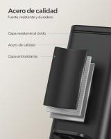 Cubo de Basura de 10 litros para Baño con Pedal - Compacto para Espacios Pequeños, Cierre Suave, Acero Inoxidable, Disponible en Blanco, Negro y Plata - details 12