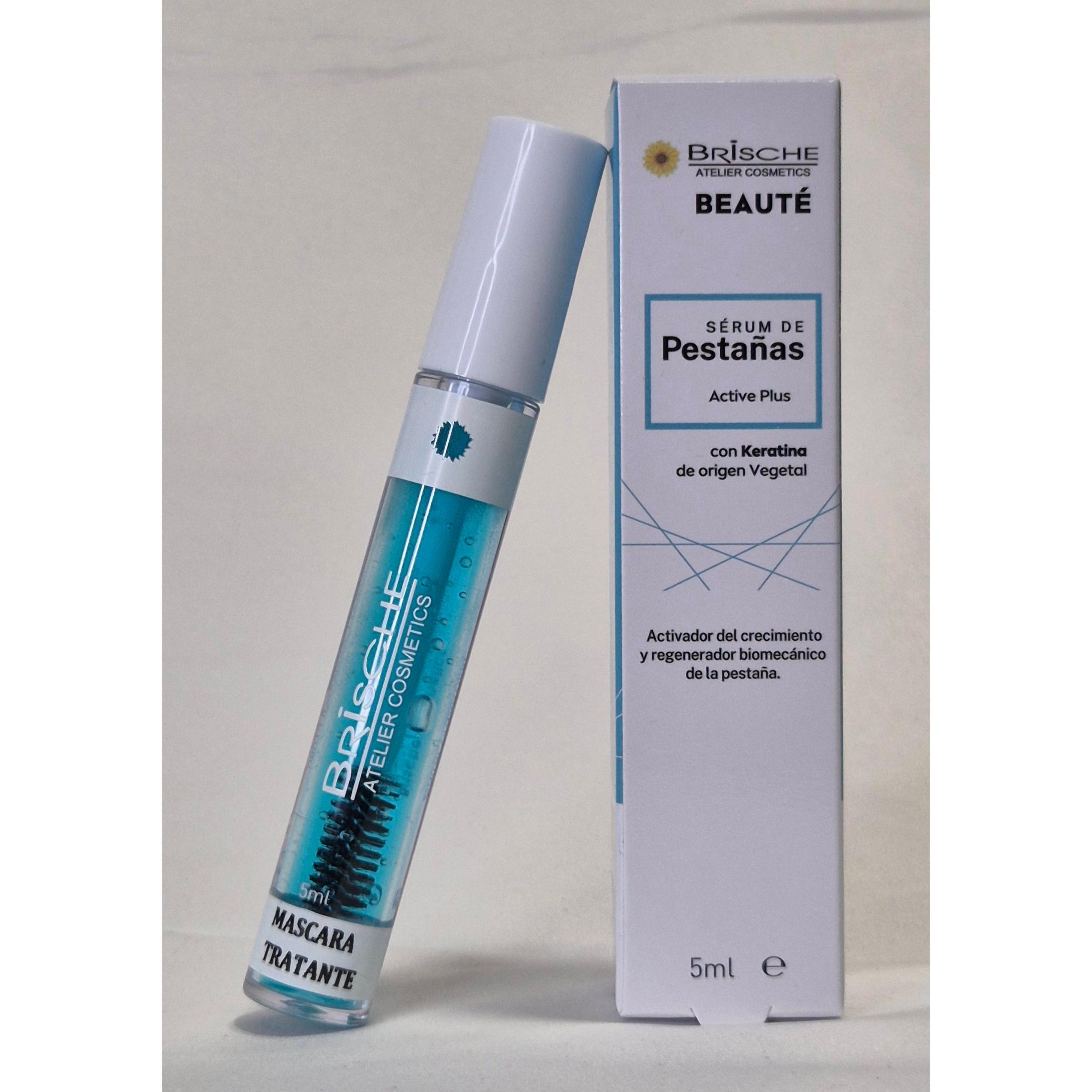 Brische Serum de pestañas active plus 5 ml, activador crecimiento de las pestañas
