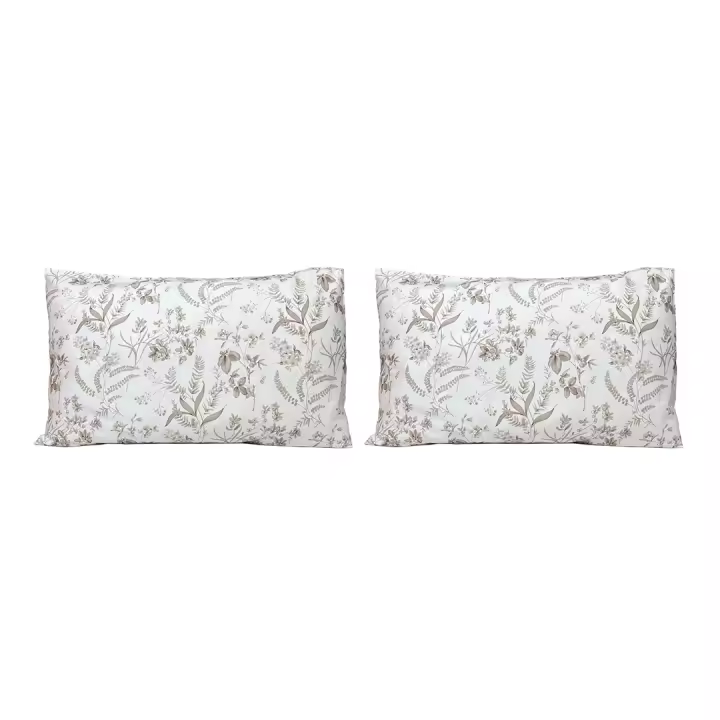 EL CABALLO - 2 fundas de almohada PIACENZA 50x75 cm 100% algodón, 144 hilos, ropa de cama. Fabricado en España. - 1