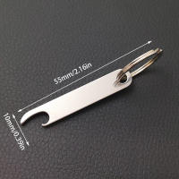 Llavero De Abrebotellas Miniatura Con 3 Estilos Creativos Y Portátil Para Camping Caza Y Sobrevivencia Herramienta De Cocina De Acero Inoxidable Y Aleación De Titanio - details 2