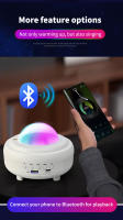 Proyector De Aurora LED Galaxia Estrellada Lámpara Luz De Noche Decoración Para Habitación Dormitorio Regalo Forma De Estrella Material ABS - details 6