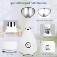 Almohadilla Facial Eléctrica Con Vapor Térmico Y Ionizante Limpiador Profundo Eliminador De Quistes Y Puntos Negros Máquina De Belleza Para Piel Saludable - details 2