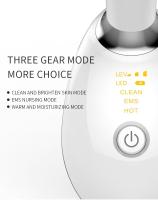 Masajeador De Cuello Con Levantamiento Facial LED De Tres Modos De Luz Dispositivo De Rejuvenecimiento De Piel Eléctrico Herramienta De Belleza Blanca - details 8