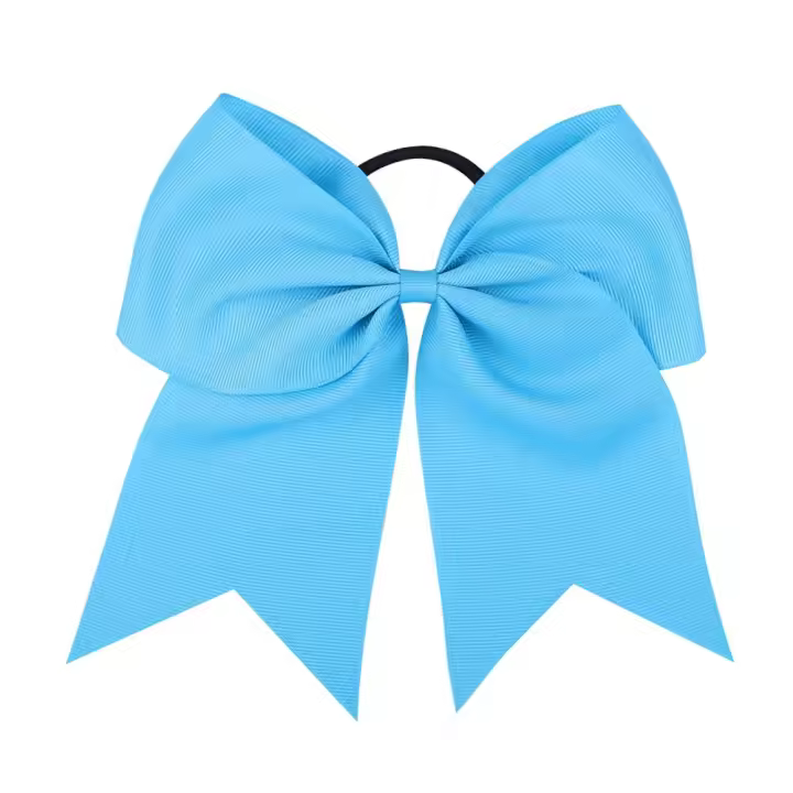 1PC Cinta De Cabello Elástica De 6 Pulgadas Para Niñas Color Sólido Gran Lazo Cinta De Goma Accesorio Para El Cabello Moda Infantil - 1