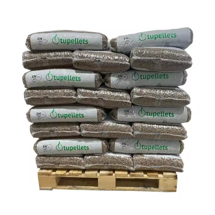 Suinga Pellet de Madera Natural 100% para Calefacción - 300 Kg en 20 Sacos de 15 Kg - 1
