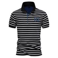 Novedad de verano, tops estampados de talla europea, camisas POLO de manga corta informales con solapa para hombre - details 15