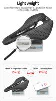 Sillín De Bicicleta De Carbono UltraLigero MEROCA 157g 3D Impreso Para Carreras En Carretera Asiento Hueco Transpirable De Células De Panal - details 5