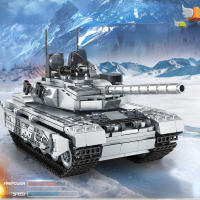 Bloques De Construcción MOC 99A Tanque De Batalla Principal Militar Challenger Leopard Panther Juguetes Para Niños Modelo De Ejército Soldado Pesado - details 9
