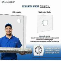 Extracteur Salle de Bain 100mm Ventilateur Minuteur Avec Capteur d'humidit et Clapet Anti Retour 95m / Extracteur d'air Silencieux / blanc - details 3