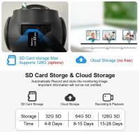 Cámara de Seguridad Solar de Lente Doble 4K 4G Tarjeta SIM Visión Nocturna Color Audio bidireccional - details 14