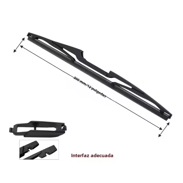 LimpiaParabrisas Trasero Para FIAT BRAVO 2008-2012 LimpiaRueda De Limpieza Reducción De Ruido 12 Pulgadas Accesorios Automotrices - 1