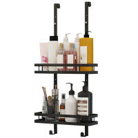 Caddy De Ducha De Acero Inoxidable Organizador De Baño Estante De Almacenamiento Para Shampoo Soporte De Repisa Colgante Sin Clavos Para El Baño - details 15