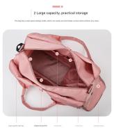 Tote gym bag separación mojado y seco Bolsa de viaje multifuncional ligero con compartimento para zapatos gran capacidad Bolsa de Yoga de moda - details 2