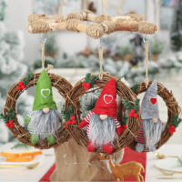 Corona Natural De Rattan 25/30cm Diámetro Hecha a Mano Decoración De Navidad Y Fiestas Helecho Vino Correas De Paja Para Adornos De Casa Y Jardín - details 5