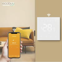 Termostato De Calentamiento Wifi Tuya Para Suelo Calentado Digital Regulador De Temperatura Alexa Google Home 220V 16A Color Blanco Y Negro - details 1