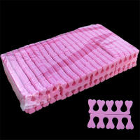 50/100pcs Separadores De Dedos Para Uñas Y Pies En Color Rosa Esponja Herramienta De Manicura Y Pedicura Cuidado De Las Uñas Y Pies Venta Al Por Mayor - details 1