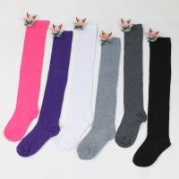 Novena Medias Navideñas Decorativas De Muñeca Calcetines De Pierna Sobre La Rodilla Estampado De Ciervo Y Rayas Para Mujer - details 6