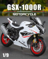 Modelo De Motocicleta SUZUKI GSX-1000R a Escala 1:9 Para Niños Juguetes De Metal Con Ruedas De Aleación Absorción De Choques Regalo Para Niños Boys - details 0