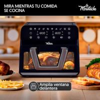 LA MOUSTACHE Freidora de Aire Caliente 9L Sin Aceite - Cesta Convertible 2 en 1 + Ebook de Recetas - details 1