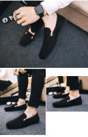 Zapatos Casuales Para Hombre Lona Slip on Loafers Moda Lujo Zapatos De Vestir Formales Para Boda Y Fiesta Talla Grande - details 12