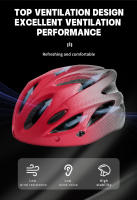 Casco De Bicicleta X-TIGER Para Adultos Con Luz Trasera LED Modo Doble Gafas Ajuste 58-62cm Ligero Y Transpirable Para Ciclismo - details 7