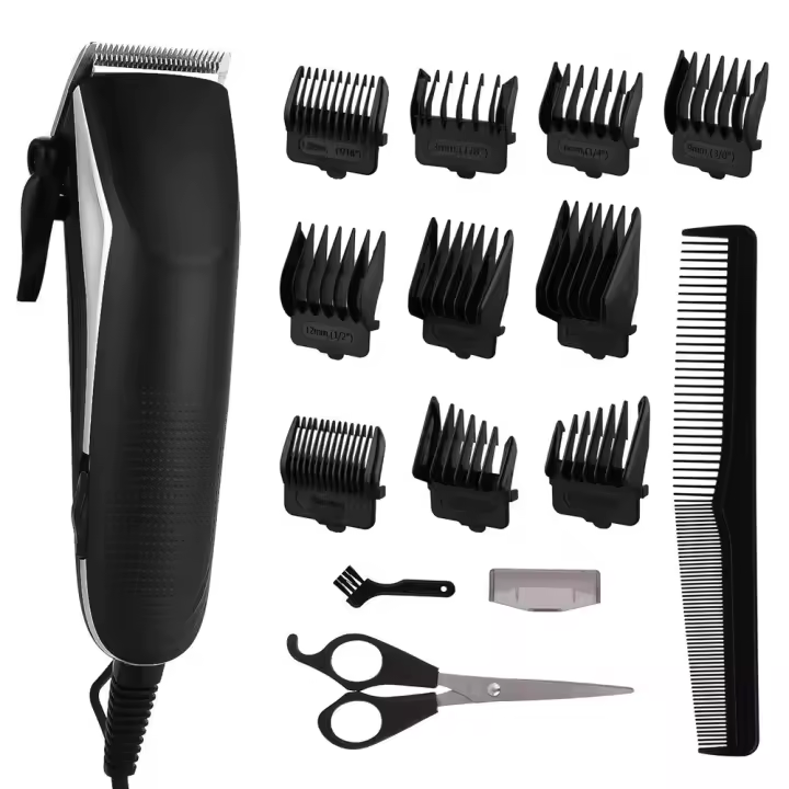 Hair Cutting Kit for Men  Clippers Barbers Grooming kit Easy Haircut Beard Trimmer with Guide Combs - 1