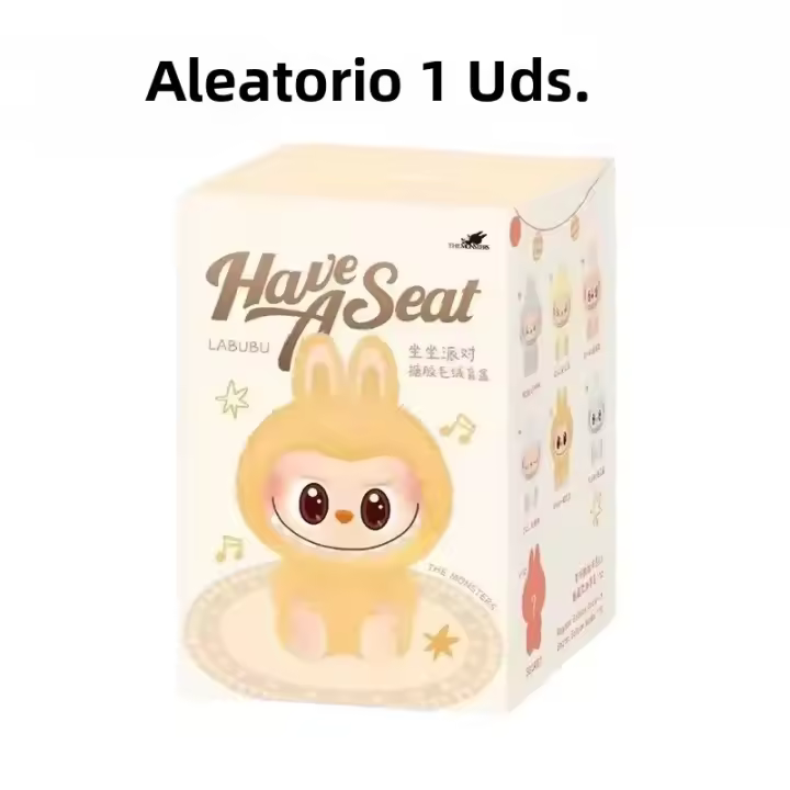 Muñeco De Vinilo Labubu Serie 1 Y 2 Replicado De Bicho Lindo Llavero Juguetes De Modelo Para Regalo De Navidad - 1