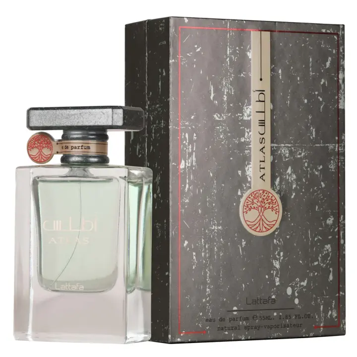 Perfume árabe unisex  Atlas  Latatfa 55 ml Natural spray,Fragancia fresca,edicion limitada,limon,Colonia de hombre y mujer  exclusiva ,lujosa Lattafa, Perfume femenino y masculino 55ml NOVEDAD - 1