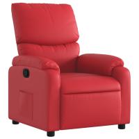 vidaXL Sillón reclinable de cuero sintético Negro, Crema, Marrón Sillon Dormitorio Sillon Comodos Silla Relax Sillón Sofá - details 0