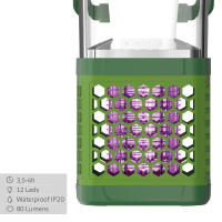 Farol portátil luz led solar y Lámpara Antimosquitos 2 en 1 Aktive, Luz continua de 3,5 a 4 horas - details 4