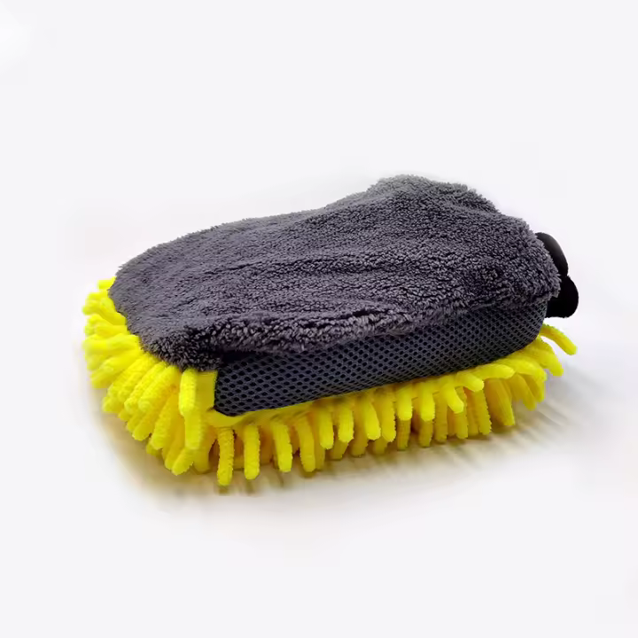 Guantes De Limpieza Para Coche Grande Microfibra Impermeables De Pelusa Chenille Para Cera Y Detallado De Automóviles Cuidado Doble Cara - 1
