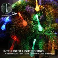Iluminación De Jardín Exterior Decorativa Navidad IP65 8 Modos 20/50/100 LEDS Cadena Solar Luces De Fiestas Para Calle Jardín Decoración De Navidad - details 17
