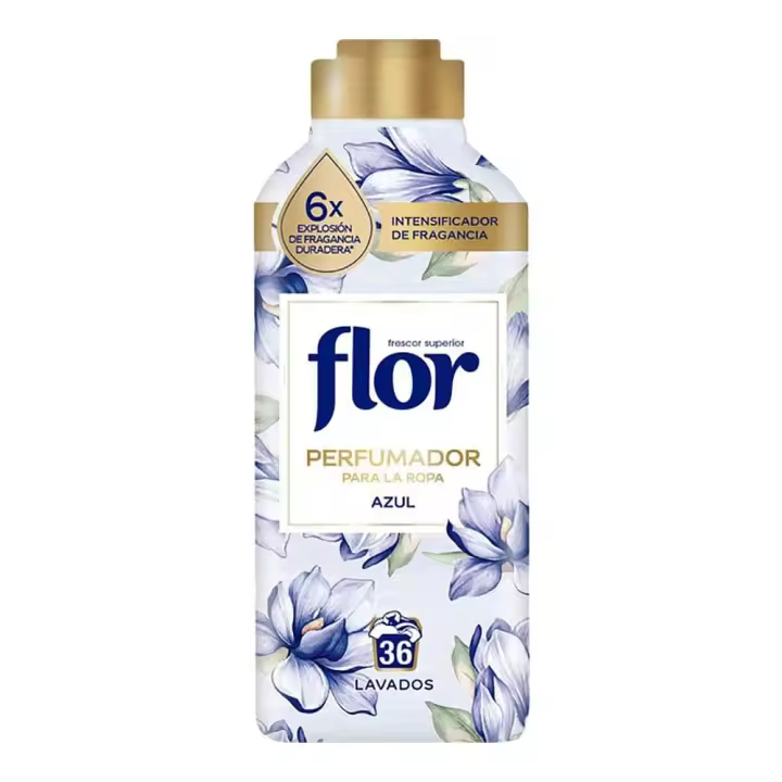Amaciante fragrância azul 720ml 36 lavagens flor - 1