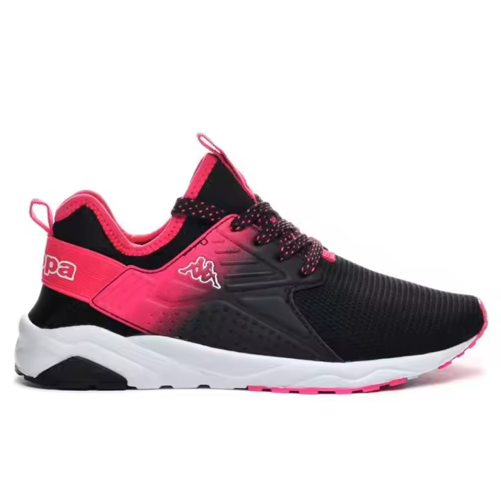 KAPPA SANPUERTO Zapatillas NiñA Negro look ultramoderno  y deportivo MODA CASUAL NYLON - 1