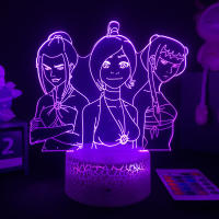 Lámpara LED 3D Anime Avatar La Última Airebender Figura De Noche Aang Zuko Iroh Toph Beifong Suki Decoración Para Habitación De Niños - details 16