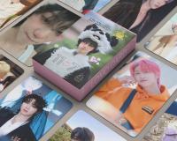 Juego De 55 Tarjetas Fotográficas De Idolos Para Niños Nuevo Álbum SPILL the FEELS Serie JEONGHAN HOSHI WOOZI THE8 DK HD Impresión Lomo Regalo Para Fans - details 0