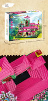 Bloques De Construcción Princesa Magia Castillo 3600PCS Villa Selva Sakura Juguetes De Bloques Diamantes Para Niñas Cumpleaños - details 8