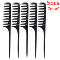 5Pcs Cepillos De Dientes Anchos Para Mujer Uso Profesional En Salon Anti Estático Herramienta De Peinado Para Cabello - details 4