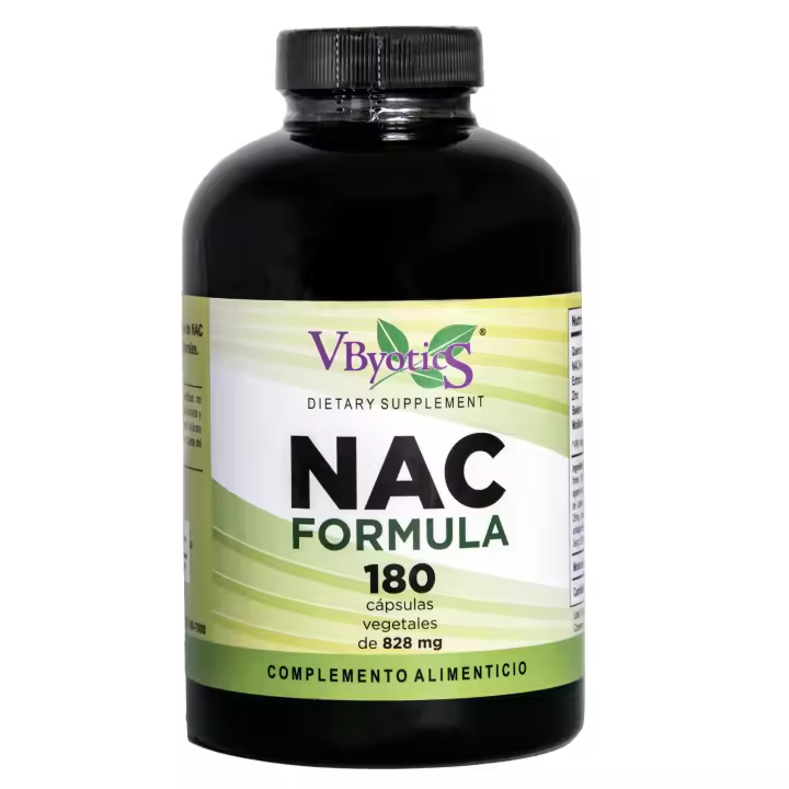 NAC FORMULA N-Acetil-Cisteína Complemento Alimenticio a base de NAC (N-Acetil-Cisteína), Quercetina, zinc, selenio, molibdeno y extracto de llantén.  Esta fórmula ayuda a potenciar la inmunidad y proteger el sistema respiratorio. - 1