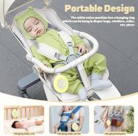 Máquina de sonido para niños Máquina portátil de sonido de rueda blanco con luces nocturnos para aliviar El Sonido natural de Sueño recarle adecuada para viajar a La Oficina De La Guardia familiar para dormir - details 3